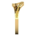 thumbnail image 4 of 0.21 ct Brilliant Round Cut Simulated Yellow Diamond 18K Yellow Gold Stackable Band SZ 5.5, 4 of 6