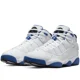 thumbnail image 2 of Jo r-dan 6 Rings 'White Marina Blue' Men's Basketball Athletic Shoes 322992-114, 2 of 6