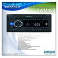 thumbnail image 2 of ASA Electronics Radio JWM452 Automobile; AM/FM/Bluetooth Prêt avec Audio en Diffusion en Continu A2DP/AVRCP; avec Lecture DVD/CD-R/RW/MP3; Panneau LCD Rétroéclairé LED Blanc avec Boutons LED Bleus; avec Réveil, 2 of 3