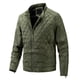thumbnail image 1 of Abrigo acolchado para hombre con bolsillos Cuello alto Chaqueta con cremallera, 1 of 6