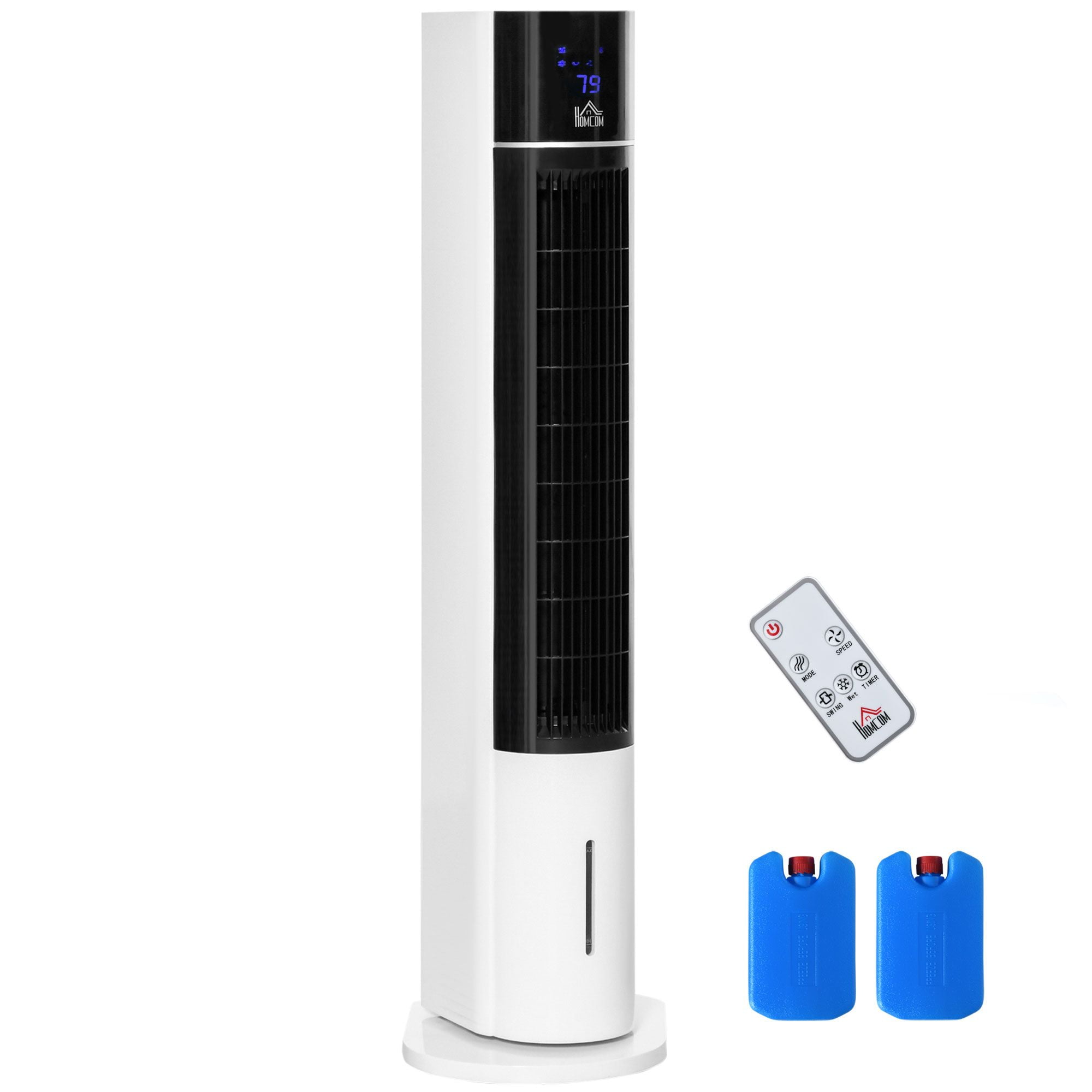 Dranite 3-in-1 Evaporative Cooler Fan, 41" Portable AC Unit with LED Display, 12H Timer