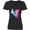AB-Black, variant on Mermaid And Dolphin, Mermaid With Pink Hair Women's V-Neck T-Shirt