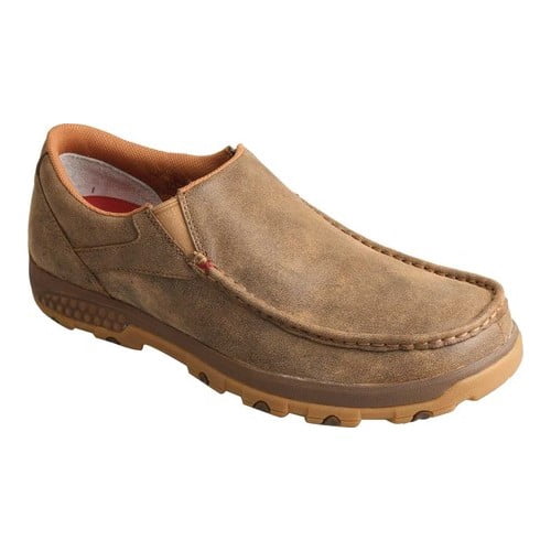 twisted x men's slip on casual moc shoes