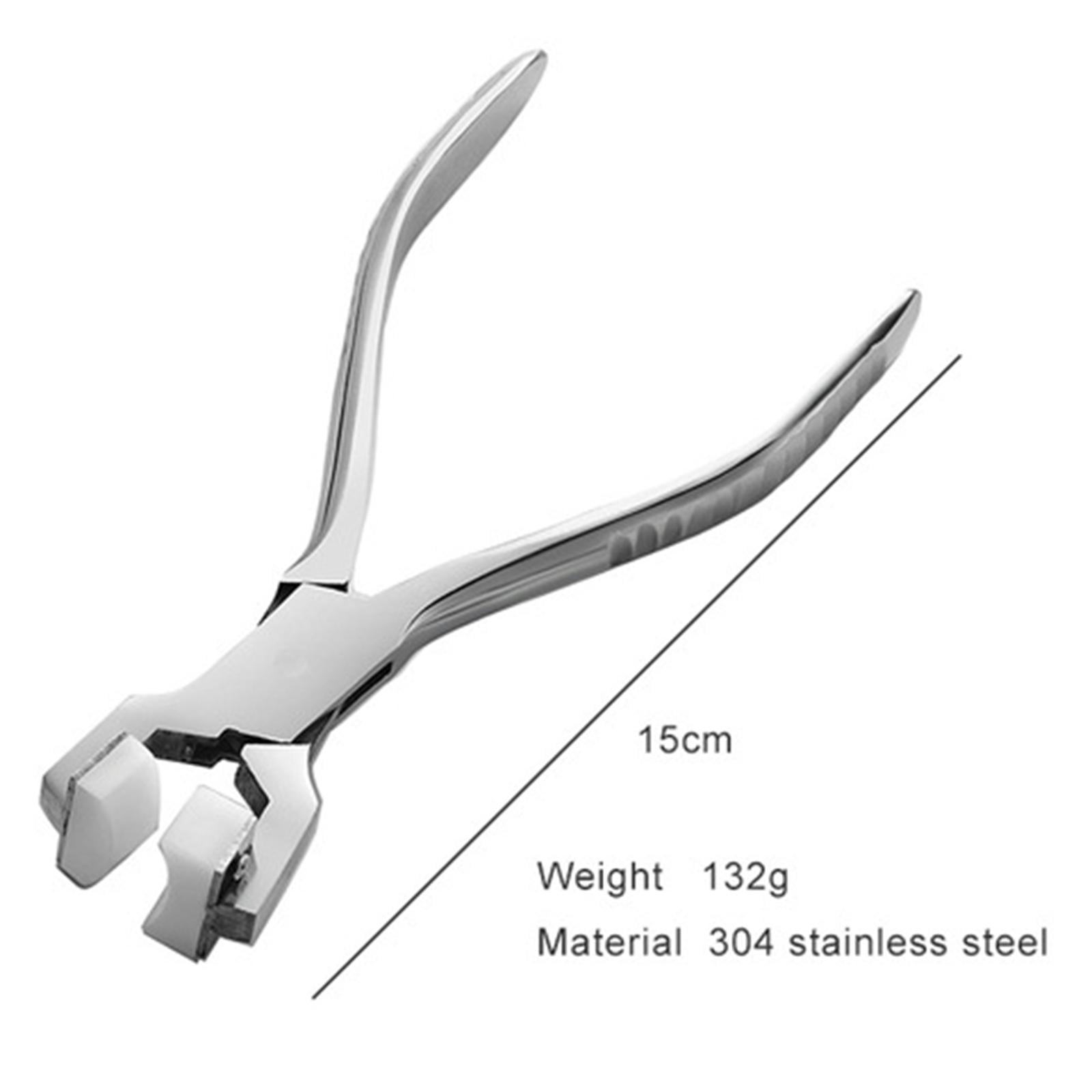 Milageto Portable Bracelet Pliers, Curved Jewelry Repair Ring, DIY Forming Bracelet Tool,