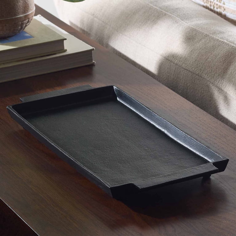 Better Homes & Gardens Cast Iron Finish Decorative Tray, Black photo 8