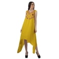 thumbnail image 2 of Moomaya Robe d'Été Unie Aguichant pour Femme, Tenue Décontractée de Plage pour l'Été, 2 of 5