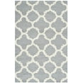 thumbnail image 2 of SAFAVIEH Cambridge Leonard Geometric Wool Area Rug, Silver/Ivory, 2'6" x 4', 2 of 7
