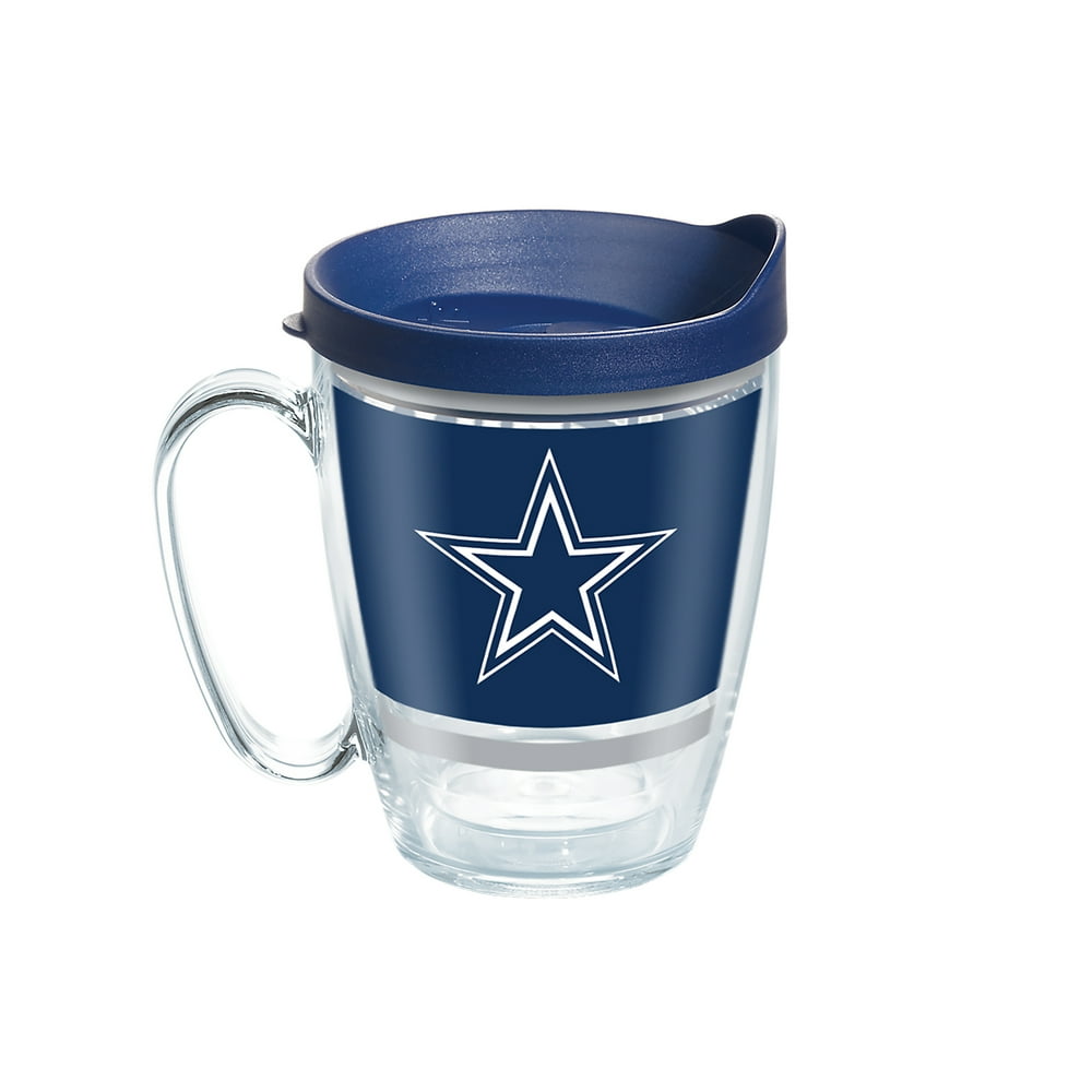 NFL Dallas Cowboys Legend 16 oz Coffee Mug with lid