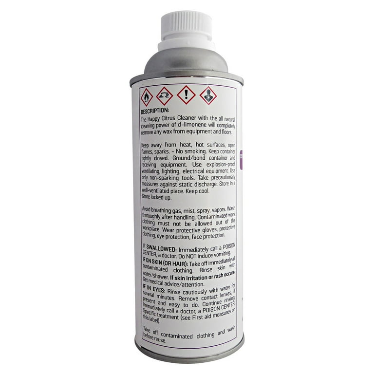 Wax Necessities Citrus Solvent Cleaner 95% Natural D- Limonene 500 ml 16 oz.