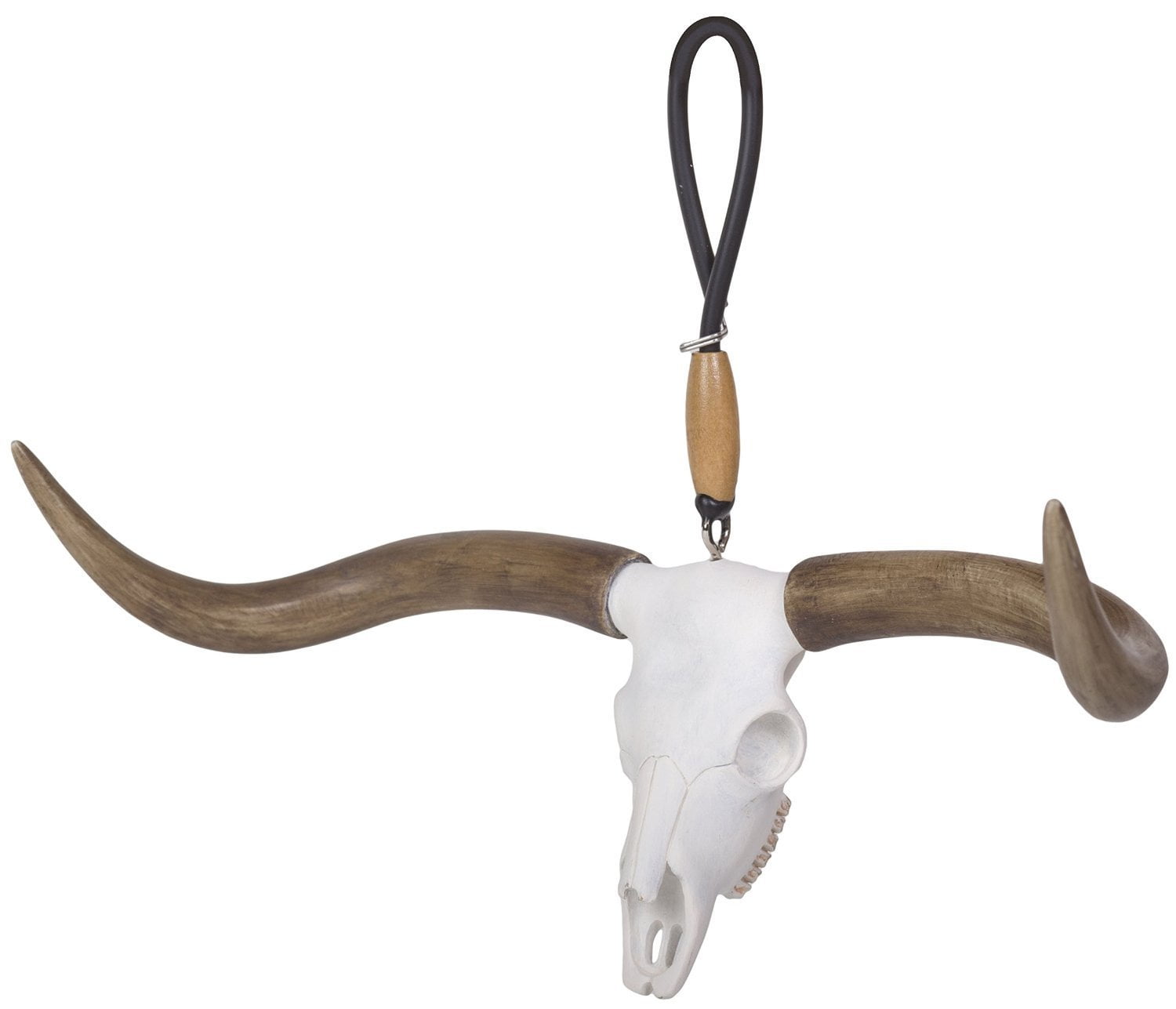 Shedz Longhorn Skull Rear View Mirror Hanger Rearview Big Rack Horns