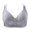 Blue, variant on Darzheoy Wire-Free Bra for Women Printing Gathered Together Daily Bra Underwear No Rims High Support Bras for Women 36/80