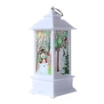 thumbnail image 1 of Xihbxyly Farol Navideño, Candelabro Led de Muñeco de Nieve, Luz Nocturna Festiva, Decoración Acogedora para La Mesa Del Hogar, Adorno Perfecto para El Árbol de Navidad, Juego de 2, Tamaño 13 X 5,5 Cm, 1 of 2