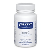 Pure Encapsulations Iron-C | Iron and Vitamin C Supplement to Support Muscle Function, Red Blood Cell Function, and Energy* | 60 Capsules