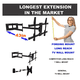 thumbnail image 3 of Soporte Tv Pared Con Brazo 109cm Para 42-86 Pulgadas Belug, Negro, 3 of 5