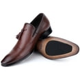 thumbnail image 4 of Mio Marino Men’s Leather Tassel Dress Shoes, 4 of 6