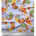 thumbnail image 1 of Soimoi Rayon Fabric Artistic Paisley Printed Craft Fabric by the Yard 56 Inch Wide, 1 of 1