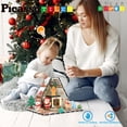 thumbnail image 2 of Bloques de construcción magnéticos PicassoTiles Gingerbread House PTQ09, 2 of 7
