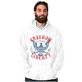 thumbnail image 4 of American Freedom Liberty 1776 Patriot Unisex Plus Fleece Graphic Sweatshirt Brisco Brands 5X, 4 of 6