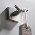 thumbnail image 6 of Kraus Bathroom Towel Hooks, Brushed Nickel Finish, 6 of 8