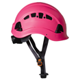 thumbnail image 2 of JORESTECH Ventilated Safety Rescue Helmet with Adjustable Ratchet 6-Point Suspension, HHAT-04 (Pink), 2 of 6