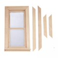 thumbnail image 1 of 2-14pack 1/12 casa de muñecas casa en miniatura juguetes decoración para dormitorio 2 piezas perfke ventanas de casa de muñecas, 1 of 5