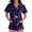 Cyan_009, variant on Halloween Scrubs Shirts Women Pumpkin Graphic Casual Soft Stretchy Short Sleeve V-Neck Tshirts Breathable Nurse Uniforms Top with Pocket Blue L