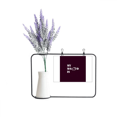thumbnail image 1 of Estado de ánimo deprimido Cloud tiempo Tarjeta de jarrón de lavanda artificial, 1 of 3