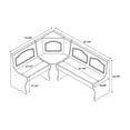 thumbnail image 4 of Banc de coin repas Bethany, natural, 4 of 8