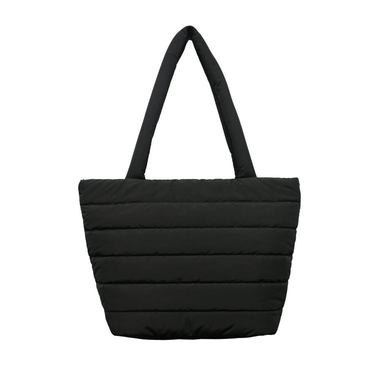 Bearpaw Women's Horizontal Quilted Tote Bag, Black - Walmart.com Bearpaw Women's Horizontal Quilted Tote Bag, Black - Walmart.com