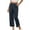 *Black, variant on ClodeEU Women's Summer Straight Leg Capri Jeans with Pockets ,Solid Color Casual Denim Cropped Pants Black,Womens Plus S