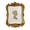 Golden Bronze, variant on AELS Vintage Picture Frame, Fits 5x7 Photos, Antique Photo Frame with Glass Front, Tabletop & Wall Hanging Display