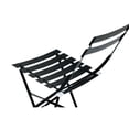 thumbnail image 4 of Carolina Classics  Set of 2 Folding Metal Bistro Chair in Black, 4 of 7