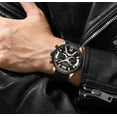 thumbnail image 5 of Curren Mens Watches New Luxury Leather Wristwatch For Man Waterproof Quartz Clock Male Brand Sport Chronograph Relogio Masculino - Quartz Wristwatches, 5 of 6