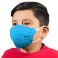thumbnail image 1 of Cubrebocas desechable con 5 capas de proteccion para Niños  5 piezas Azul Zafiro Lutema M95C, 1 of 5