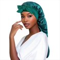 thumbnail image 3 of Gorro para Dormir para Mujer, Gorro para Dormir con Larga, Pelo , Gorro para Dormir Nocturno, Gorros de Ducha para Sauna, Gorro de Baño, Azul Pavo Real, 3 of 5