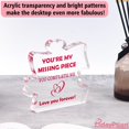 thumbnail image 3 of Placa decorativa acrílica Bdayption Love You Forever, 12 x 12 x 2 cm, 3 of 8
