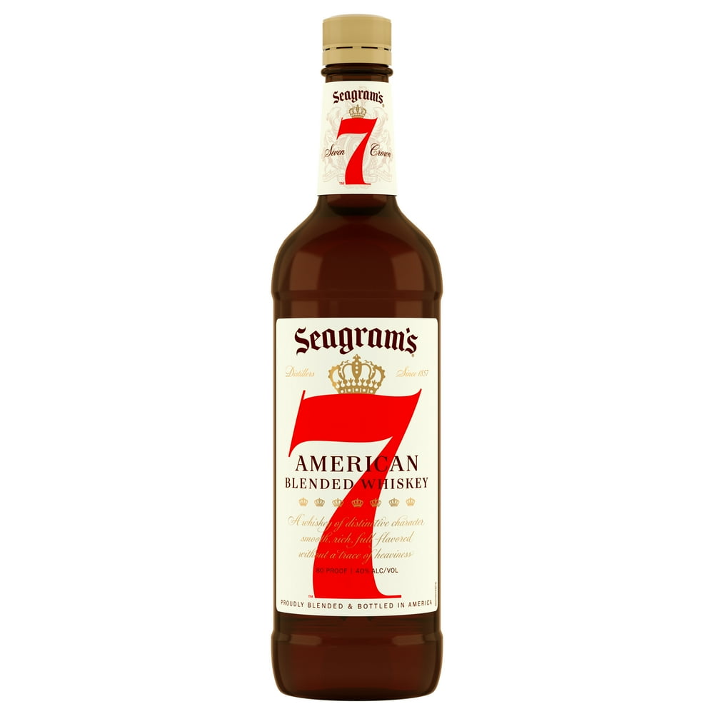 Seagram's 7 Crown American Blended Whiskey, 750 mL