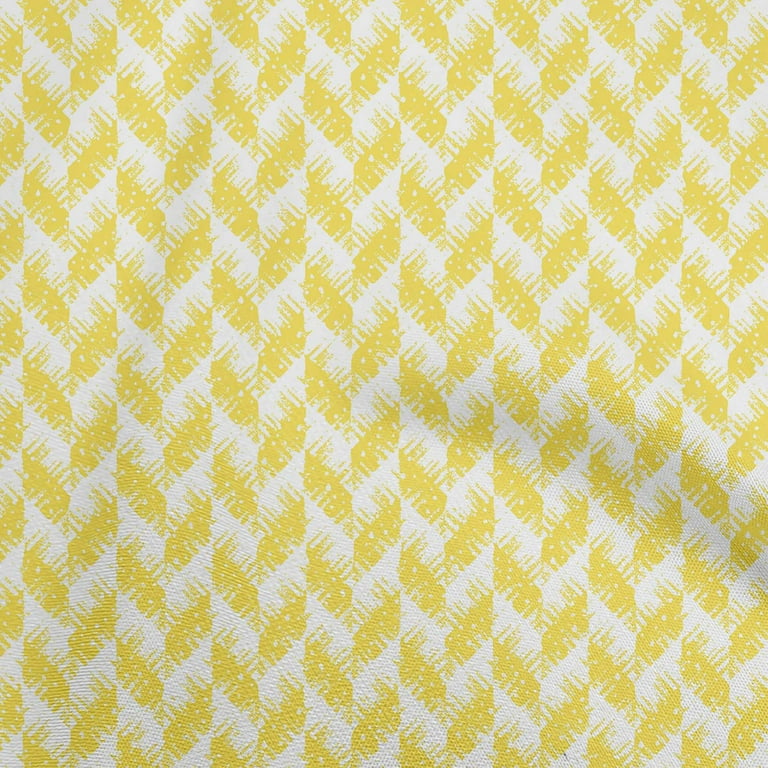 oneOone Cotton Jersey Yellow Fabric Texture Dress Material Fabric Print  Fabric By The Yard 58 Inch Wide - Walmart.com