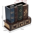 thumbnail image 5 of Organizador de escritorio decorativo, portalápices y portabolígrafos con cajón de almacenamiento inferior, 5 of 5