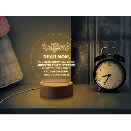 Mom Birthday Gifts for Mothers 3D Illusion Lamp I Love You Night Light for Mom Gifts LED Desk Table Lamps Night Lights Gift for Mom Birthday Gift from Daughter/Son Mom Birthday Gifts for Mothers 3D Illusion Lamp I Love You Night Light for Mom Gifts LED Desk Table Lamps Night Lights Gift for Mom Birthday Gift from Daughter/Son