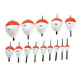 thumbnail image 2 of 14 Pcs/ensemble Kit de Pêche Bobber Mousse EPS Ovale Liège Dérivant; Bouées de Pêche; Liège Extérieur Réutilisable Bouées de Pêche Fournitures Extérieures, 2 of 9