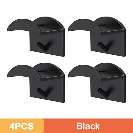 

1/4pcs Wall Mount Hats Organizer Holders No Drilling Self Adhesive Baseball Caps Hooks