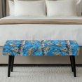 thumbnail image 5 of XYZCANDO Poly Spandex Long Bench Seat Slipcover for Dining Home, Breathable Elastic Band Bench Covers, Tree Leaf Camo Pattern, 5 of 9