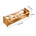 thumbnail image 6 of ZenCart Bartender Tool Kit Holder Cocktail Shaker Set Holder Large Capacity Versatile Multipurpose Wooden Bartending Tool Storage Rack, 6 of 8
