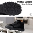 thumbnail image 4 of LAoutun Steel Toe Boots for Men High-top Safety Work Boots Comfort Construction Boots, 4 of 6