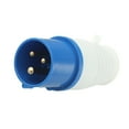thumbnail image 4 of 240V 16A 3 PIN BLUE SITE INDUSTRIAL PLUGS & SOCKETS MALE/FEMALE IP44 2P + EARTHHook up Plug, 4 of 7