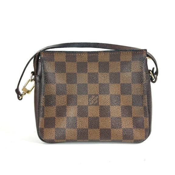 Pre-Owned LOUIS VUITTON N51982 Damier Truss Makeup Accessory Pouch Bag Shoulder... (Good)