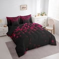 thumbnail image 2 of jejeloiu Pink Pixelated Grid 7pcs Bedding Comforter Set Kids,Modern Geometric Checkered Queen Bedding Sets For Boys,Reversible, 2 of 7