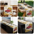 thumbnail image 6 of Spring Yellow Sunflowers Table Runner 72 Inches Long, Farmhouse Car Bees Country Kitchen Coffee Dining Table Decoration for Home Party Birthday Wedding Home Decor 18x72 Inches, 6 of 8