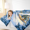 thumbnail image 4 of jejeloiu Chic Christmas Tree Queen Comforter Set,Western Holiday Cabin Bedding Sets,Happy New Year Bedding Comforter Set For Men Women,Breathable Home Decor Reversible,3pcs, 4 of 8